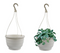 Fixtures White Garden Hanging Basket 25cm x 16cm - UK BUSINESS SUPPLIES