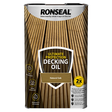 Ronseal Ultimate Decking Oil Natural Oak 5 Litre - UK BUSINESS SUPPLIES