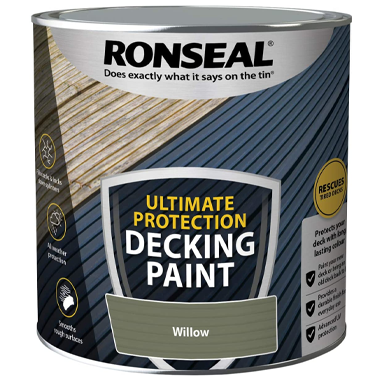 Ronseal Ultimate Decking Paint Willow 2.5 Litre - UK BUSINESS SUPPLIES