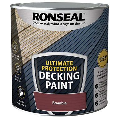 Ronseal Ultimate Decking Paint Bramble 2.5 Litre - UK BUSINESS SUPPLIES