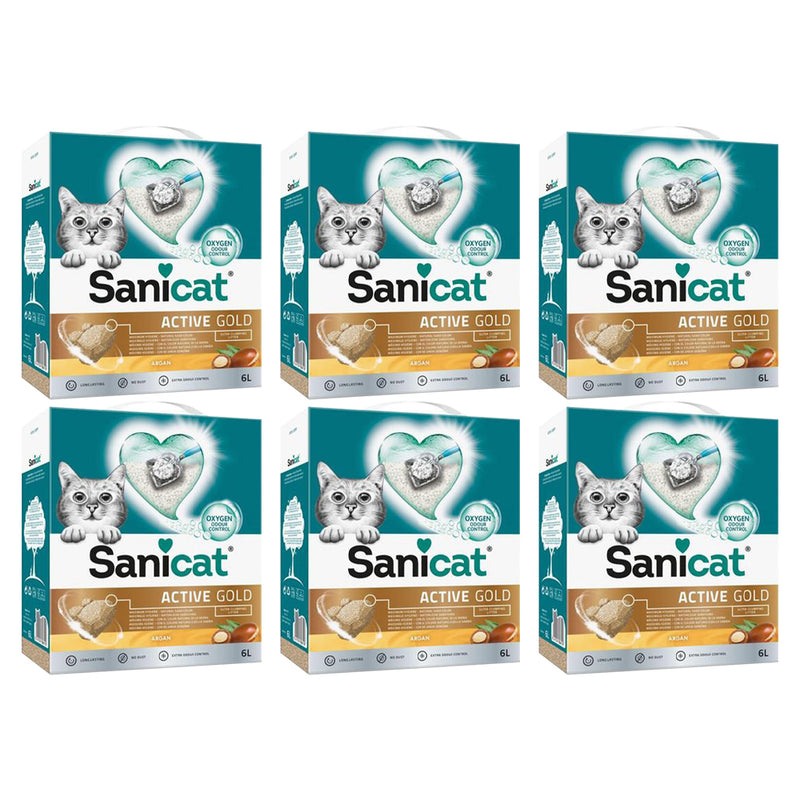 Sanicat Professional Gold Ultra Clumping Litter 6 Litre - UK BUSINESS SUPPLIES
