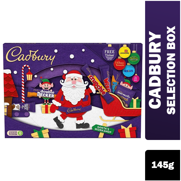 Cadbury Medium Selction Box 145g - UK BUSINESS SUPPLIES