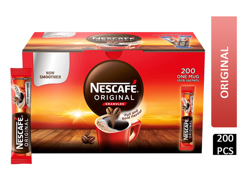 Nescafe One Cup Sticks Coffee Sachets (Pack of 200), New Smoother taste profile. - UK BUSINESS SUPPLIES