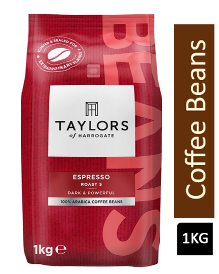 Taylors of Harrogate Espresso Coffee Beans (1Kg) - UK BUSINESS SUPPLIES