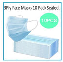 Disposable Surgical Face 3 Ply Mask {Retail Packed} 10's - UK BUSINESS SUPPLIES