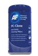 AF PC-Clene Anti-Static Cleaning Wipes Tub (Pack of 100) PCC100 - UK BUSINESS SUPPLIES