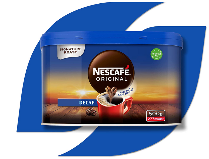 Nescafe Original Decaf Coffee Granules Tin 500g - UK BUSINESS SUPPLIES