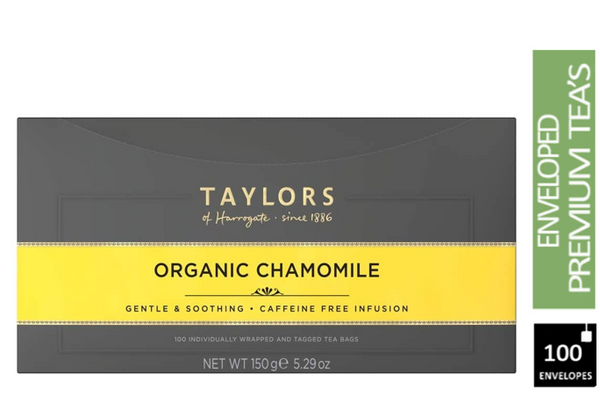 Taylors of Harrogate Chamomile Enveloped Tea Pack 100’s - UK BUSINESS SUPPLIES