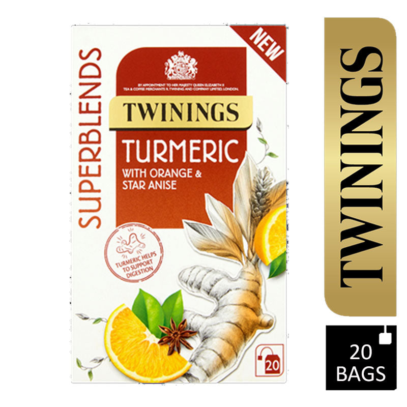 Twinings Super Blends Turmeric Envelopes 20's - UK BUSINESS SUPPLIES