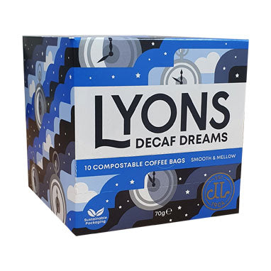 Lyons Decaf Dreams Coffee Break Bags 10's - UK BUSINESS SUPPLIES