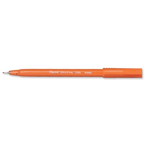 Pentel Ultra Fine Red Pens Pack 12's - UK BUSINESS SUPPLIES