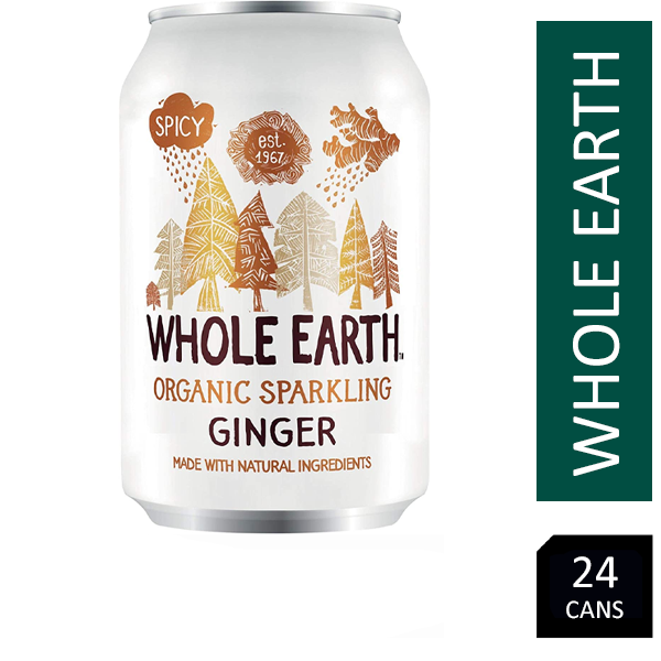 Whole Earth Organic Sparkling Ginger 24x330ml - UK BUSINESS SUPPLIES