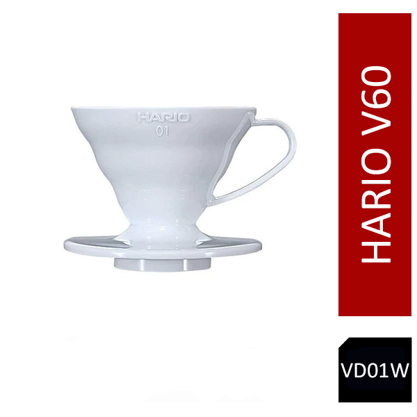 Hario V60 Plastic Coffee Dripper White - Size 01 VD-01W - UK BUSINESS SUPPLIES