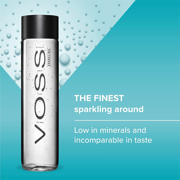 Voss Sparkling Water 24x375ml - UK BUSINESS SUPPLIES