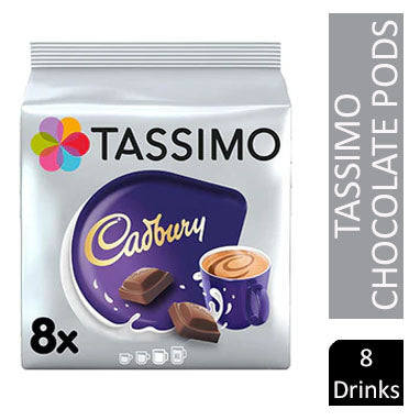 Tassimo Cadbury Hot Chocolate 240g Capsules (1 Packs of 8) - UK BUSINESS SUPPLIES