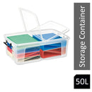 Strata 50 Litre Storemaster Plastic Smart Box - UK BUSINESS SUPPLIES