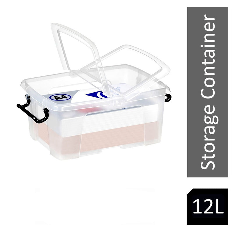 Strata 12 Litre Storemaster Plastic Smart Box - UK BUSINESS SUPPLIES