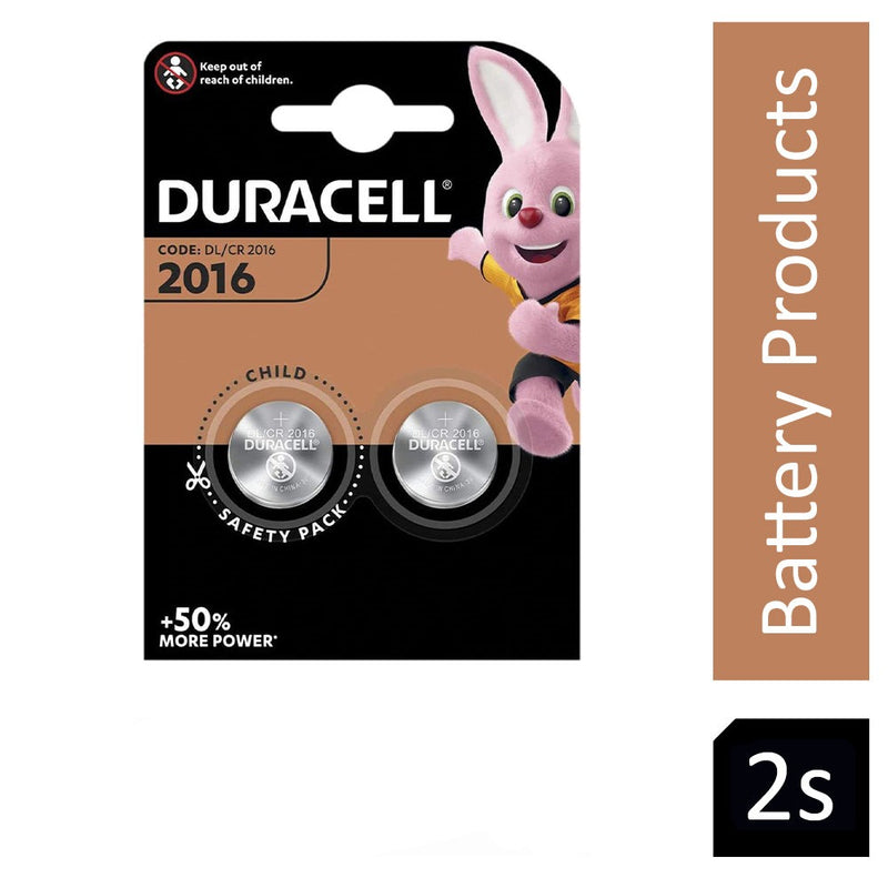 Duracell Lithium Battery {DL2016} Pack of 2 - UK BUSINESS SUPPLIES