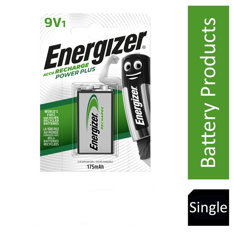 Energizer 9V Rechargable Battery Pack 1's - UK BUSINESS SUPPLIES