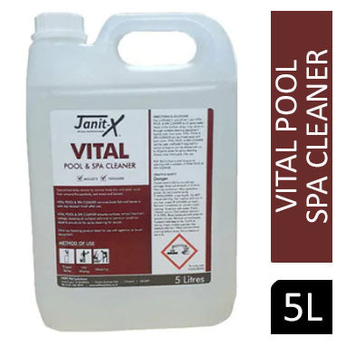 Janit-X Vital Pool, Spa & Wet Area Bacterial Cleaner & Maintainer 5 litre - UK BUSINESS SUPPLIES