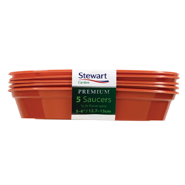Stewart 5-6inch Flower Pot Saucer Pack 5's - UK BUSINESS SUPPLIES