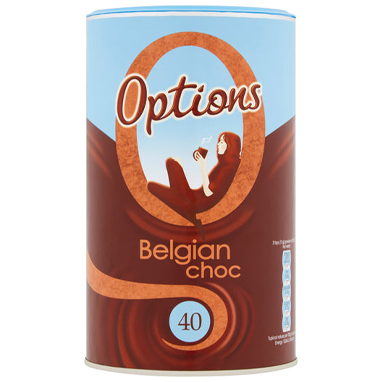 Options Belgian Hot Chocolate Jar 825g - UK BUSINESS SUPPLIES