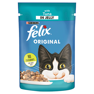 Felix Original Cat Food with Tuna in Jelly (20x100g Pouches) - UK BUSINESS SUPPLIES