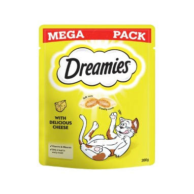 Dreamies Cat Treats with Cheese Mega Pack 200g - UK BUSINESS SUPPLIES