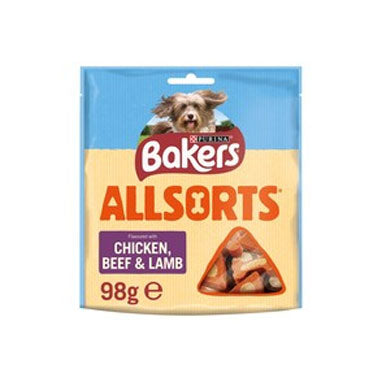 Bakers Chicken, Beef & Lamb Allsorts Dog Treats 6 x 98g - UK BUSINESS SUPPLIES