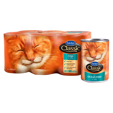 Butcher's Cat Food Classic Fish Variety Pack in Jelly 6 x 400g - UK BUSINESS SUPPLIES
