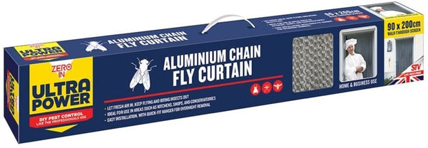 Zero In Ultra Power Aluminium Chain Fly Curtain (STV340) - UK BUSINESS SUPPLIES