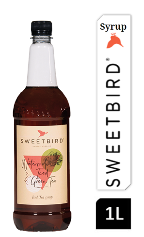 Sweetbird Watermelon Iced Green Tea Syrup 1litre (Plastic) - UK BUSINESS SUPPLIES