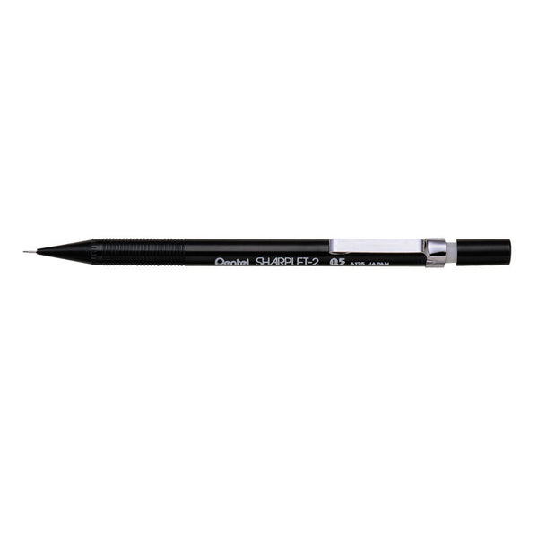 Pentel Sharplet-2 Mechanical Pencil HB 0.5mm Lead Black Barrel (Pack 12) - A125-A - UK BUSINESS SUPPLIES