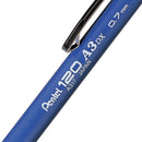 Pentel 120 Mechanical Pencil HB 0.7mm Lead Blue Barrel (Pack 12) A317-C - UK BUSINESS SUPPLIES