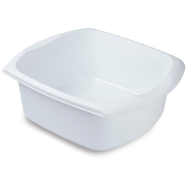 Addis Large Rectangular Washing Up Bowl 9.5 litre White - UK BUSINESS SUPPLIES