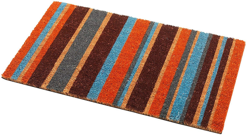 Addis Striped Door mat Size: 70 x 40 cm - UK BUSINESS SUPPLIES