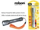 Rolson 2AA 180 Lumens Aluminium Torch - UK BUSINESS SUPPLIES