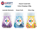 Airpure NEW Colour Changing Gel Cyrstals Air fresheners, Lavender/Citrus/Ocean {12 Mixed Offer Pack} - UK BUSINESS SUPPLIES