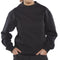 Beeswift Workwear Black Crew Necked Sweatshirt {All Sizes} - UK BUSINESS SUPPLIES