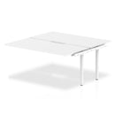 Evolve Plus 1600mm Back to Back Extension Kit White Top White Frame BE186 - UK BUSINESS SUPPLIES
