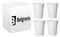 White Plastic 7oz Strong Drinking Tumbler Disposable Cups For Water Coolers - UK BUSINESS SUPPLIES