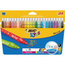 Bic Kids Couleur Assorted Felt Pens (841800) Pack 24's - UK BUSINESS SUPPLIES