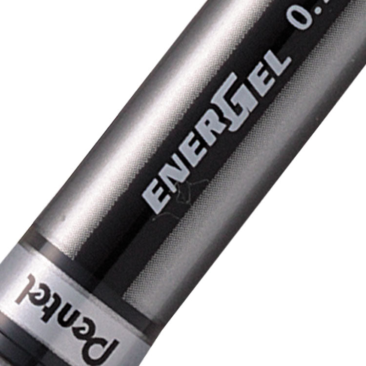 Pentel Energel+ Gel Rollerball Pen 0.7mm Tip 0.35mm Line Black (Pack 12) - BL27-AX - UK BUSINESS SUPPLIES