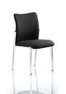 Academy Visitor Chair Black Fabric Back Without Arms BR000004 - UK BUSINESS SUPPLIES