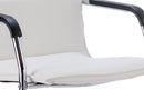 Echo Cantilever Chair White Soft Bonded Leather BR000038 - UK BUSINESS SUPPLIES
