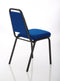 Banqueting Stacking Visitor Chair Black Frame Blue Fabric BR000197 - UK BUSINESS SUPPLIES