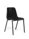 Polly Stacking Visitor Chair Black Polypropylene BR000202 - UK BUSINESS SUPPLIES