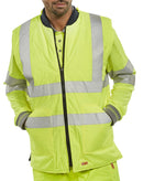 Hi Visibility Body Warmer Reversible in YELLOW {All Sizes} - UK BUSINESS SUPPLIES