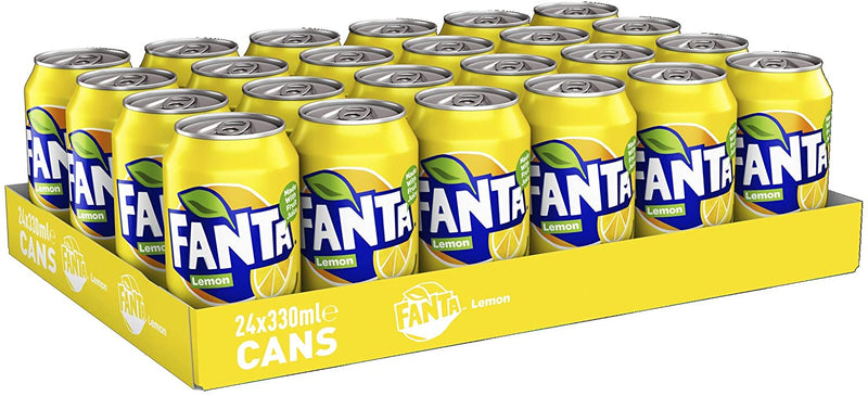 Fanta Lemon Cans Pack 24 x 330ml - UK BUSINESS SUPPLIES