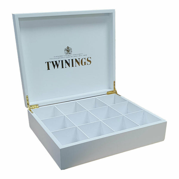 Twinings 12 Compartment White Display Box (Empty) - UK BUSINESS SUPPLIES